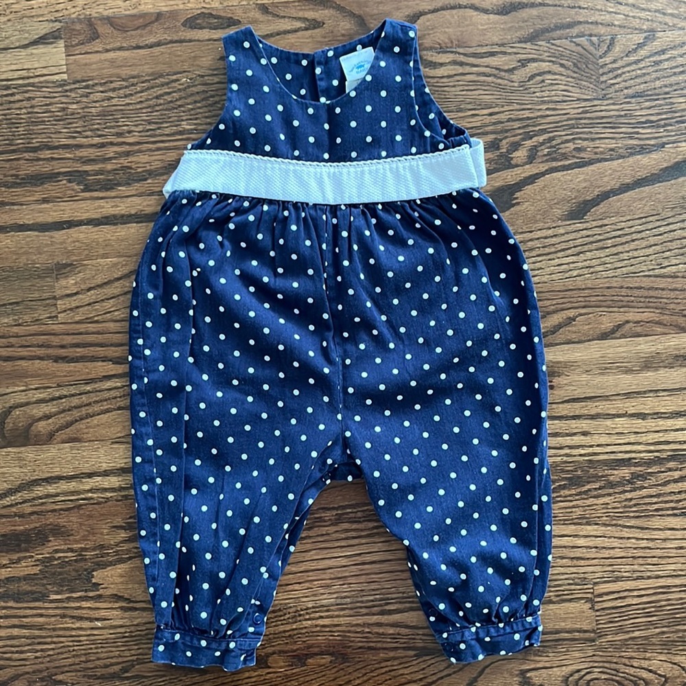 Heartstrings Baby Polka Dot Romper